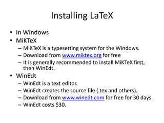 LaTeX for Engineer.ppt