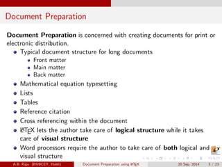 Introduction to LaTeX | PDF
