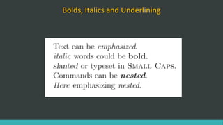 Latex Introduction for Beginners | PDF