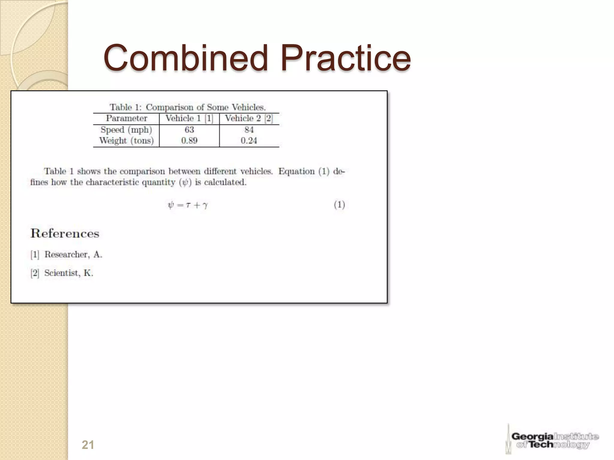 Combined Practice




21
 