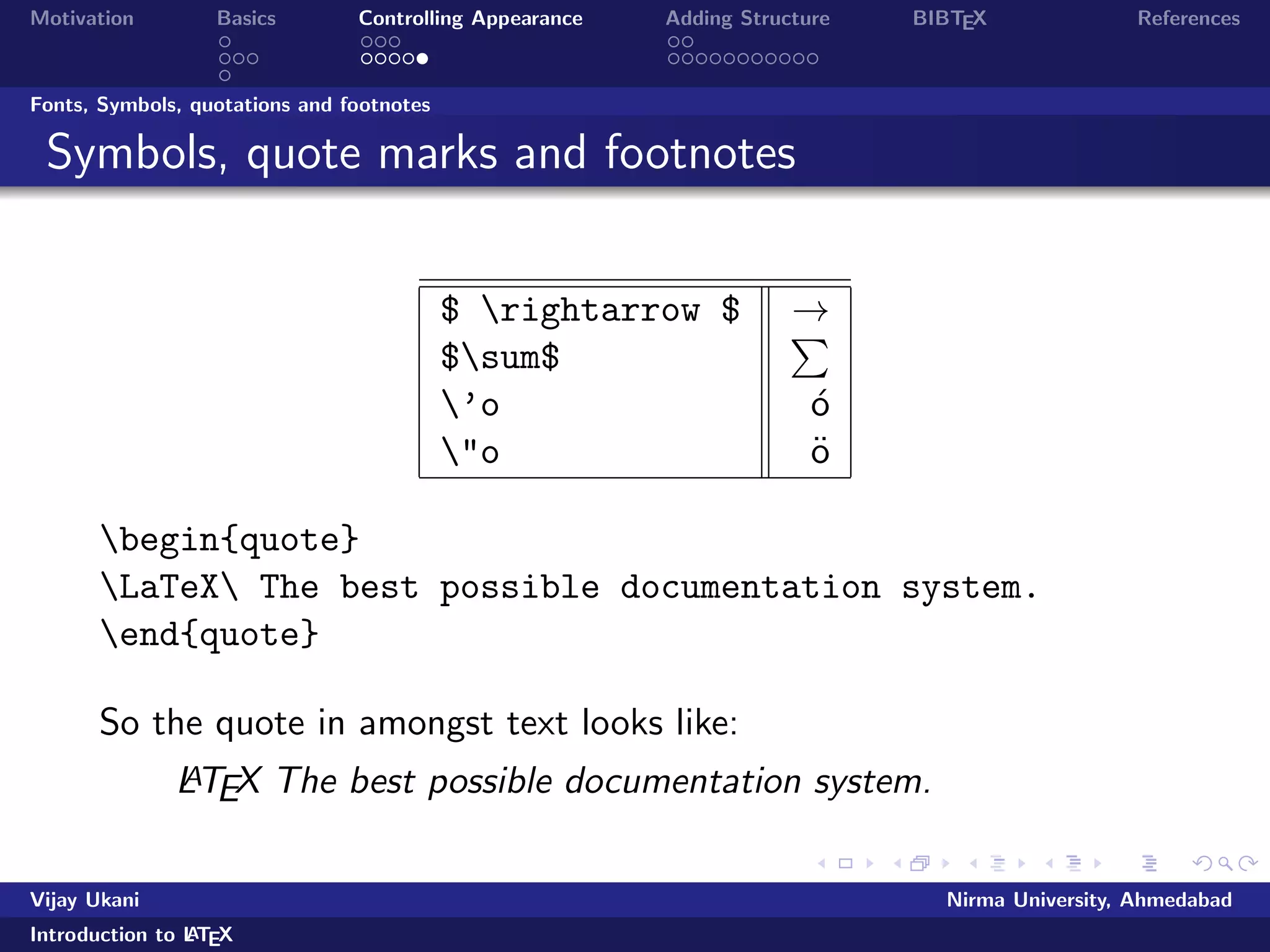 le 
Prepare your latex  