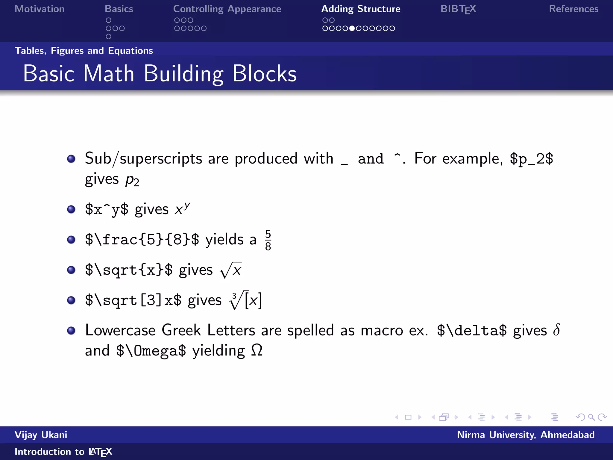 le 
Prepare your latex  