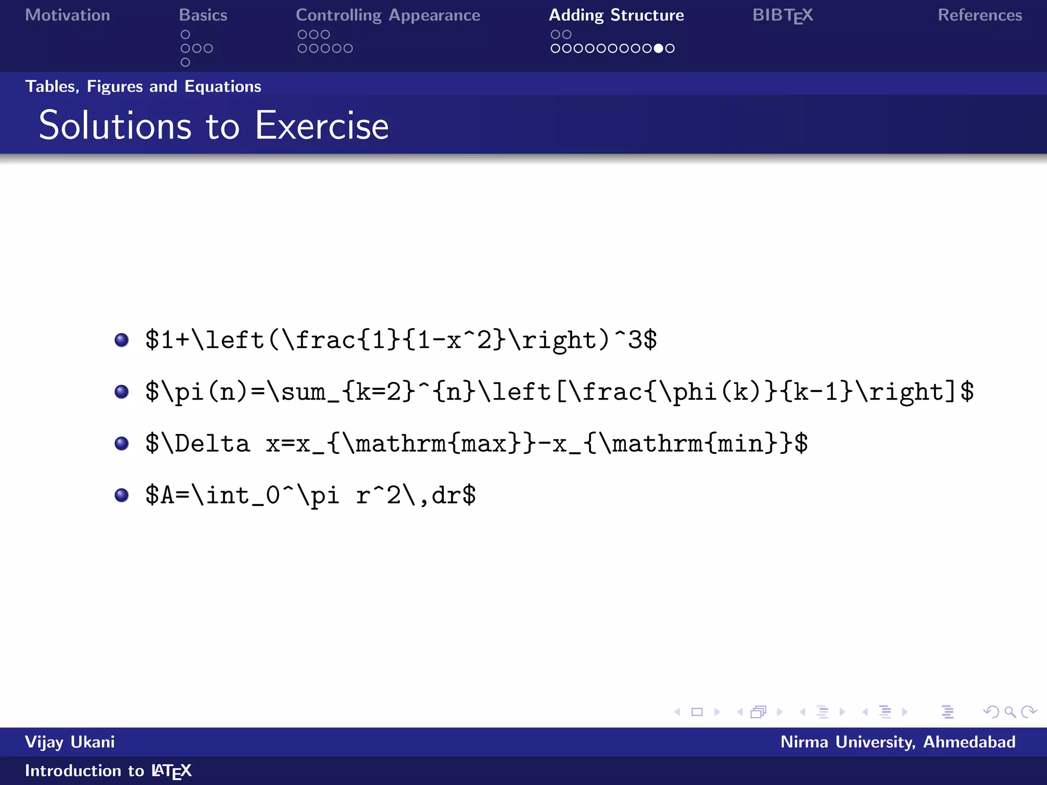 le 
Prepare your latex  