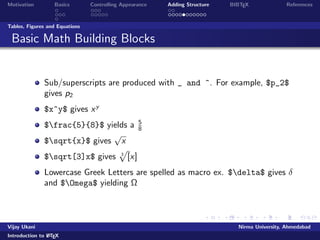 le 
Prepare your latex  