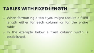 Latex tables and figures | PDF