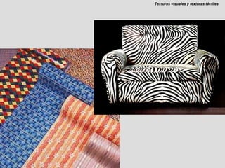 Texturas visuales y texturas táctiles