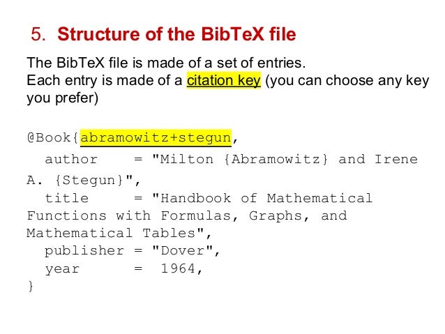 How to Start Using LaTeX and BibTeX