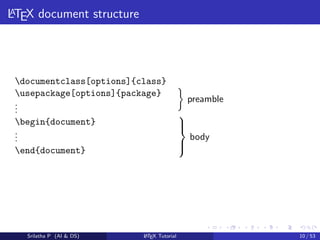 Latex introduction tutorial for daily wo | PDF