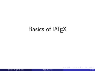 Latex introduction tutorial for daily wo | PDF