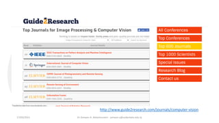 http://www.guide2research.com/journals/computer-vision
Dr Ashwan A. Abdulmunem - ashwan.a@uokerbala.edu.iq
17/03/2021
 