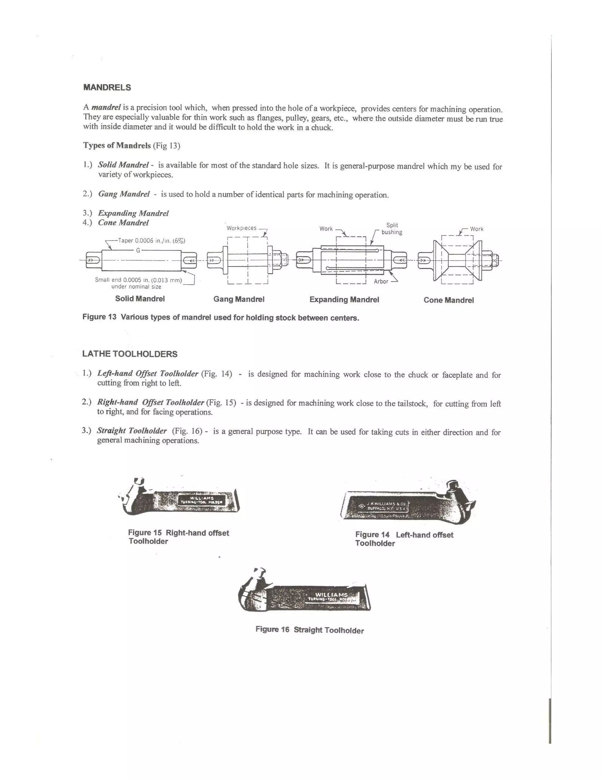 Lathe machine processes
