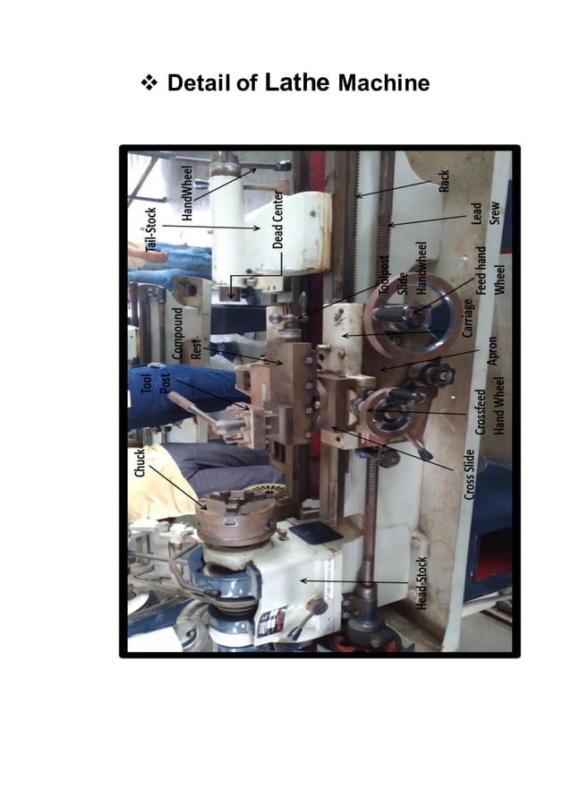 Lathe machine report PDF