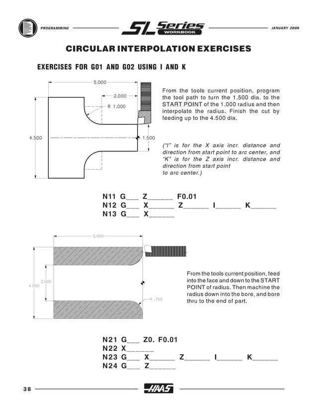 HAAS Lathe Workbook