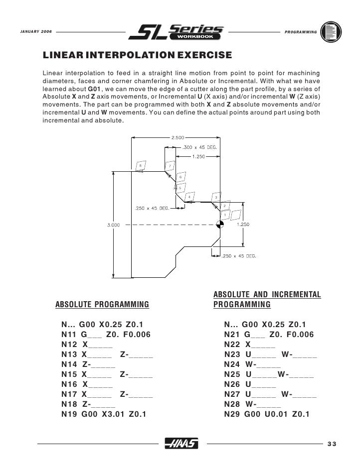 HAAS Lathe Workbook