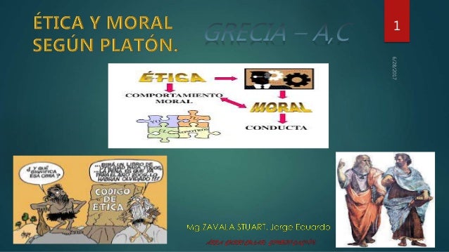 La ética y moral segun platón