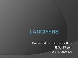 Presented by:- Surender Kaur
B.Sc 3rd sem
Uid-190606001
 