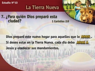 Estudio Bíblico: La tierra nueva