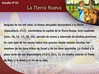 Estudio Bíblico: La tierra nueva