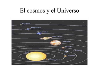 El cosmos y el Universo
 