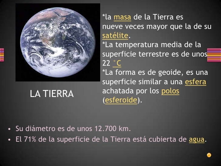 La tierra, la luna y el sol