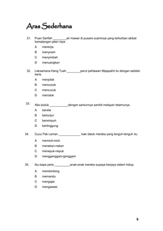 Latihan kata kerja