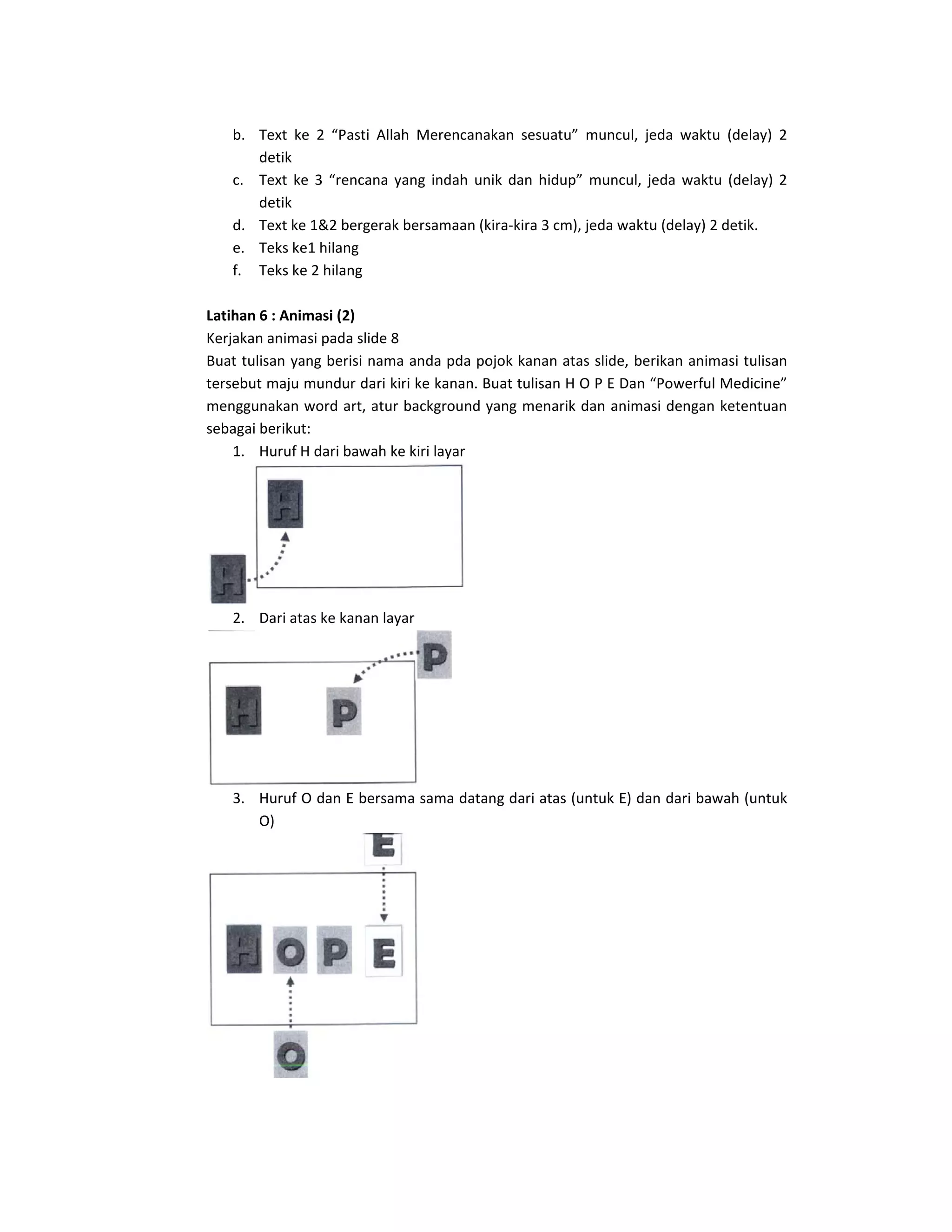 Latihan powerpoint | PDF