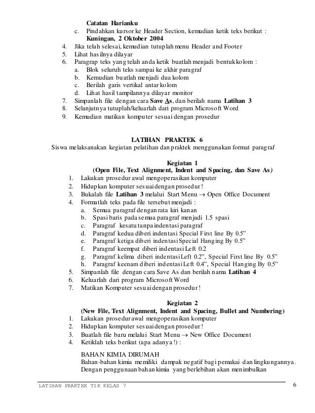 Soal Praktek Ms Word Kelas 7 Dunia Sosial Soal Praktek Ms Word Kelas 7 Dunia Sosial