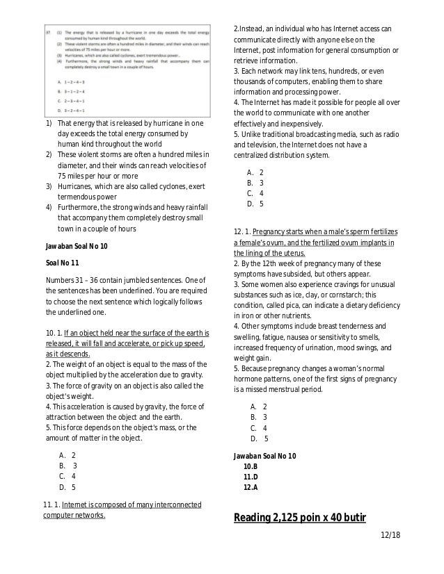 Soal Acept Ugm 2021 Pdf