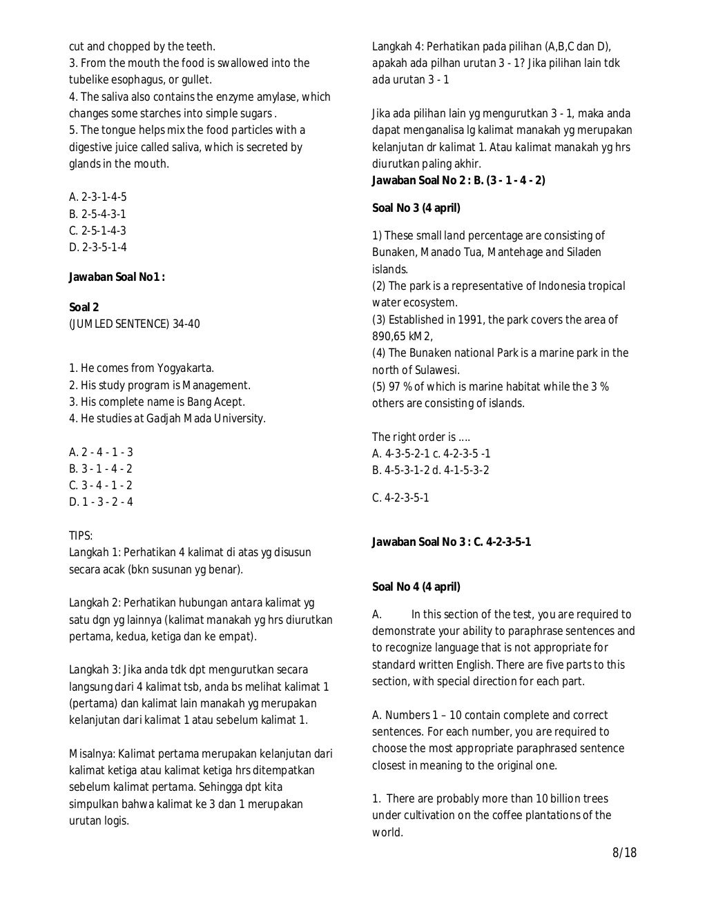 Soal Tes Ept 31+ Contoh Soal Toefl Ept Ui Kumpulan