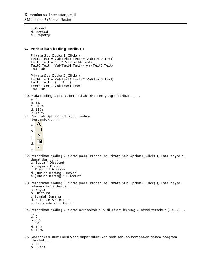 Latihan soal-visual-basic