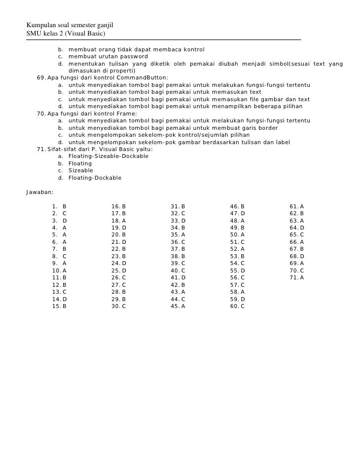 Latihan soal-visual-basic