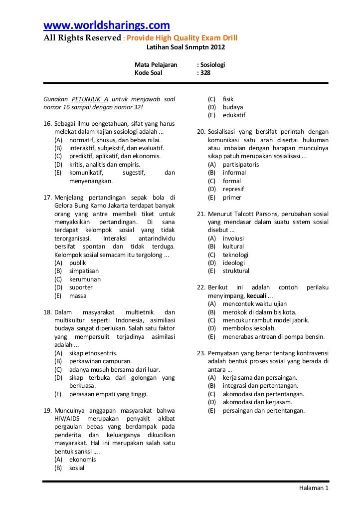 Contoh Soal Etnosentrisme - Simak Gambar Berikut