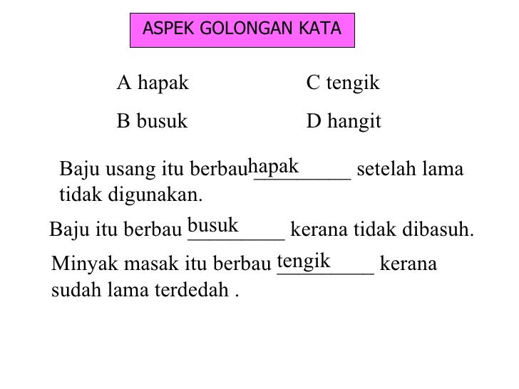 Latihan 011 Bm 2012