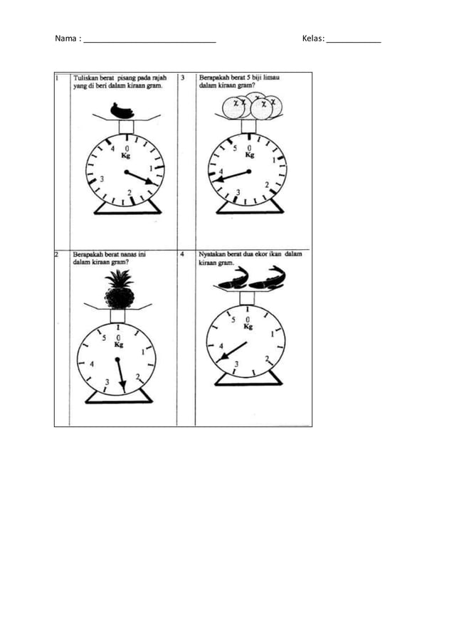 Latihan Matematik Ting 3 Pendidikan Khas | DOC