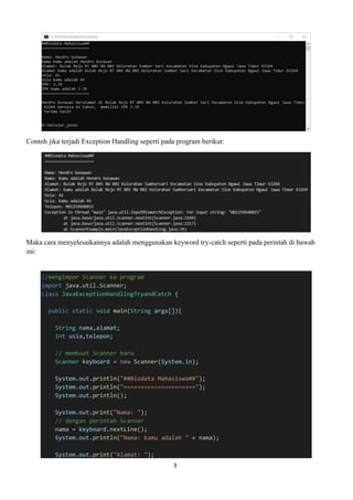 Latihan 1 Kode Program Java Mengimpor Scanner ke Program.pdf