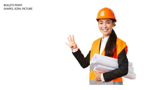 BULLETS POINT
SHAPES, ICON, PICTURE
 