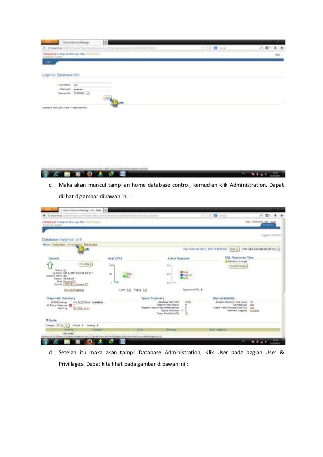 Latihan administrasi basis data