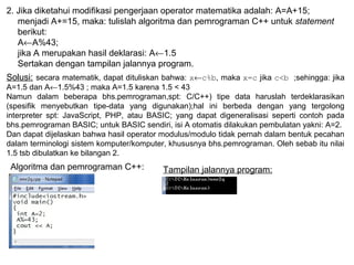 Latihan AlPro-I | PPT