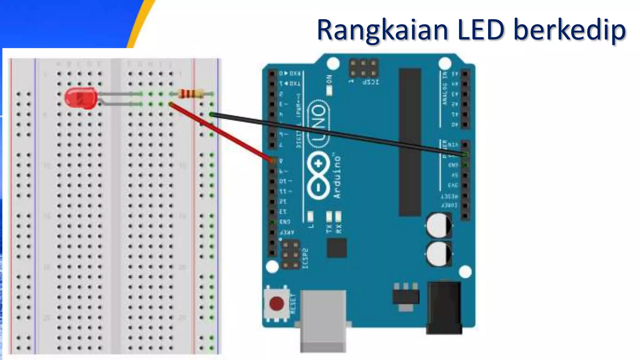 Rangkaian LED berkedip
 