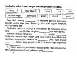 Latihan B.Melayu Tahun3