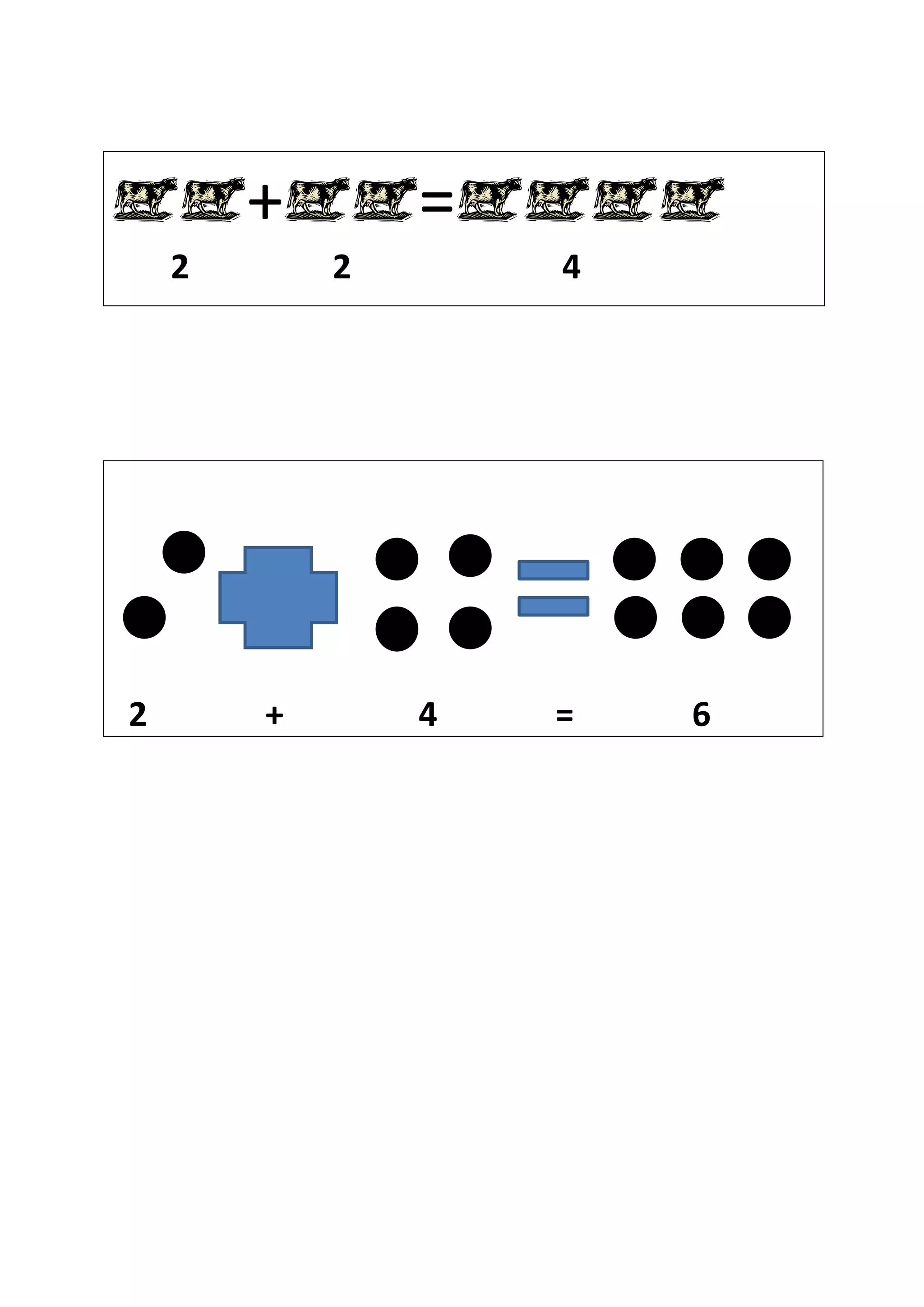 + =
2 2 4
2 + 4 = 6
 