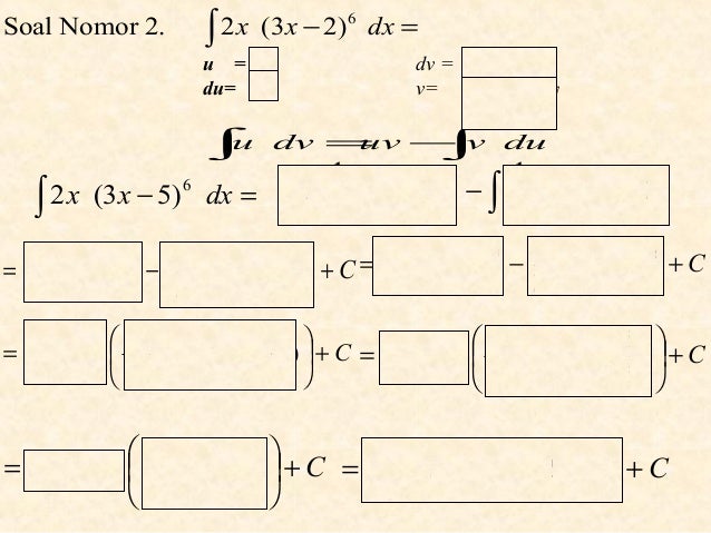 contoh soal integral matematika dan pembahasannya pdf contoh soal integral matematika dan pembahasannya pdf