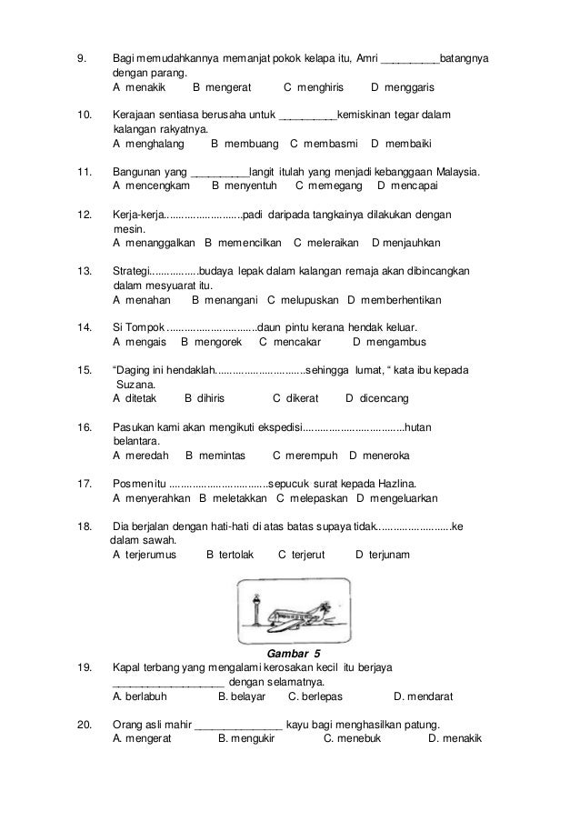 Latihan Kata Kerja