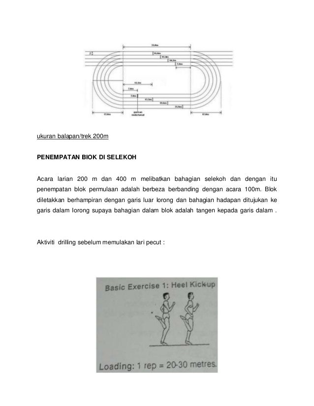 Latihan lari pecut