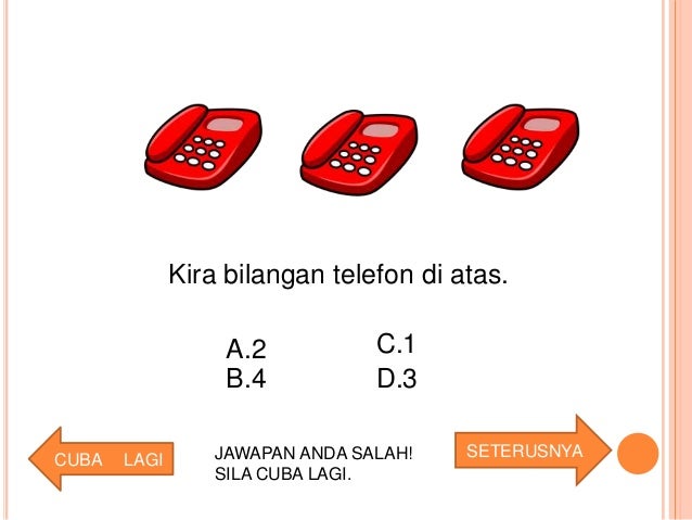 Latihan Matematik Nombor 1 10