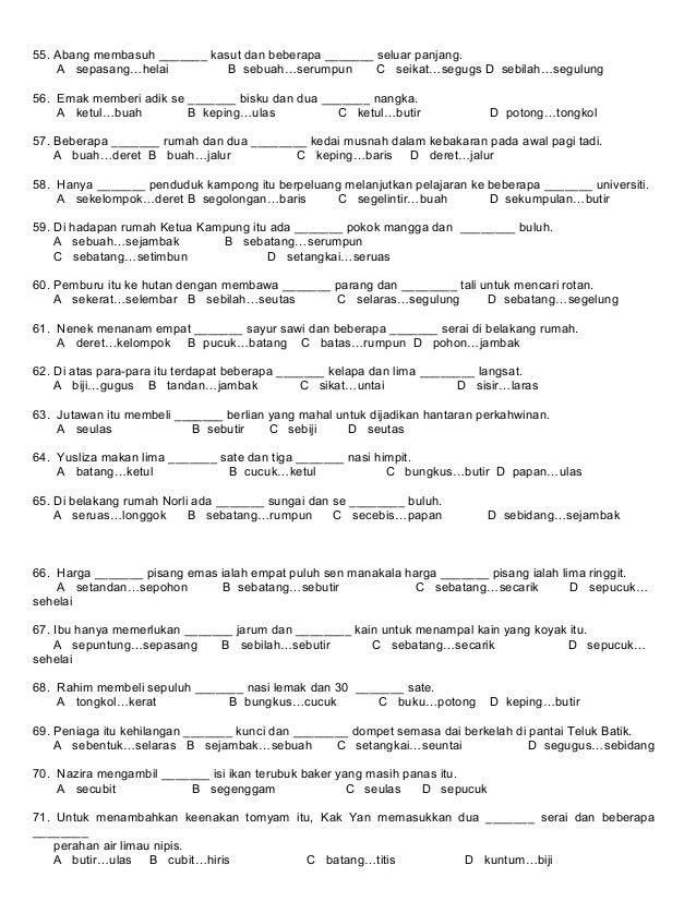 Latihan Penjodoh Bilangan Tahun 6 Contoh Buku Skrap Simpulan Bahasa