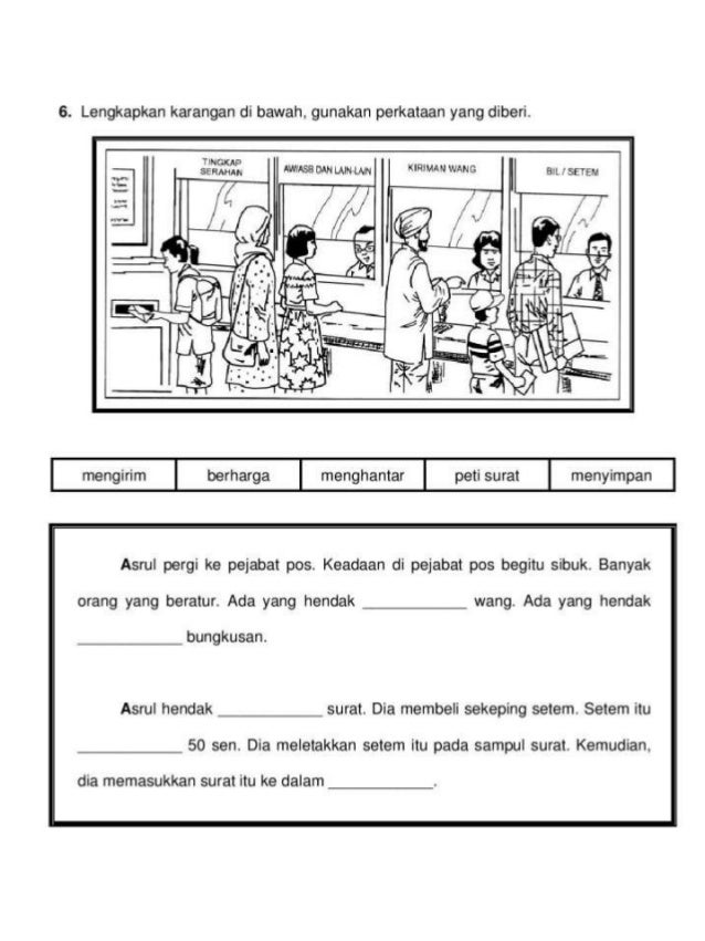 Latihan Penulisan Bahasa Melayu Tahun3