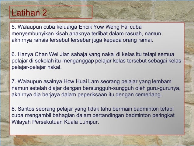 Latihan peribahasa