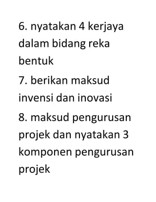 Latihan Rbt Tingkatan 1