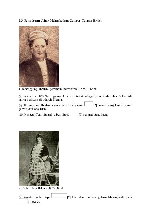 Latihan Sejarah Ting 2 Bab 3